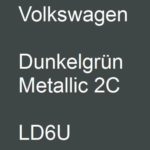 Volkswagen, Dunkelgrün Metallic 2C, LD6U.